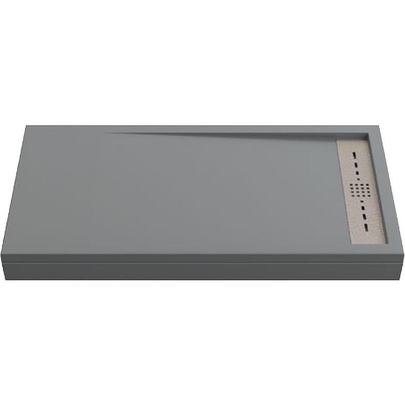 Душевой поддон из искусственного камня Creto Scala 100x80 3-0005 Серый