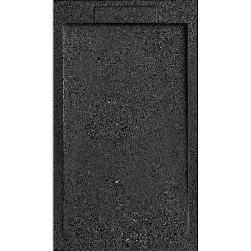 Душевой поддон из искусственного камня Esbano Luxe ESP-LX128B 120x80 ESPLX 128B Черный матовый
