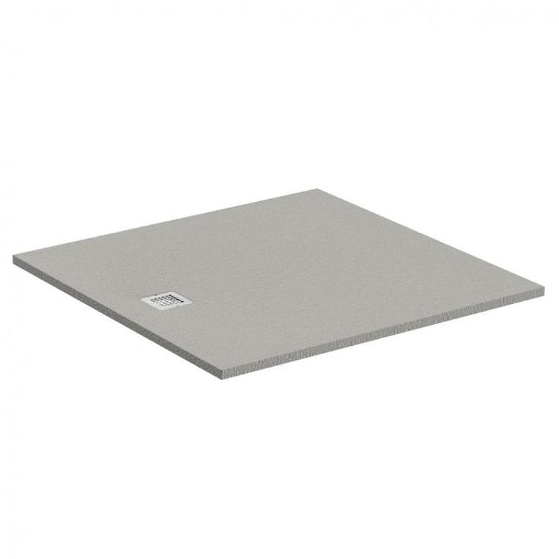 Душевой поддон из искусственного камня Ideal Standard Ultraflat S 120х120 K8318FS цвет Concrete grey / Серый