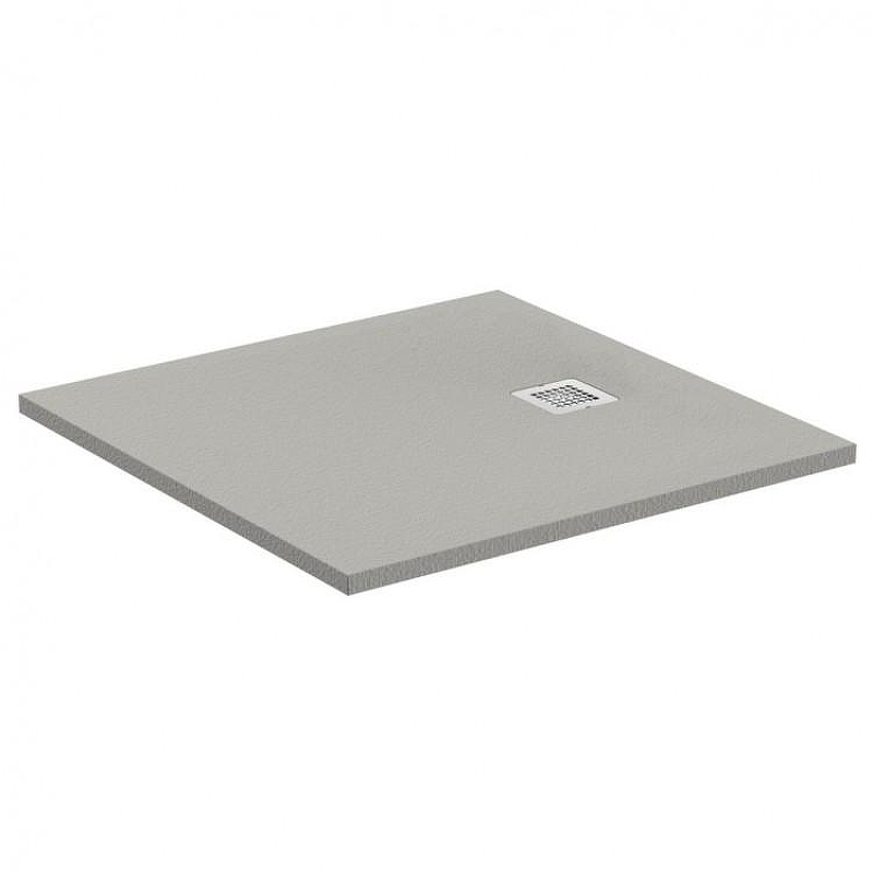 Душевой поддон из искусственного камня Ideal Standard Ultraflat S 80х80 K8214FS цвет Concrete grey / Серый
