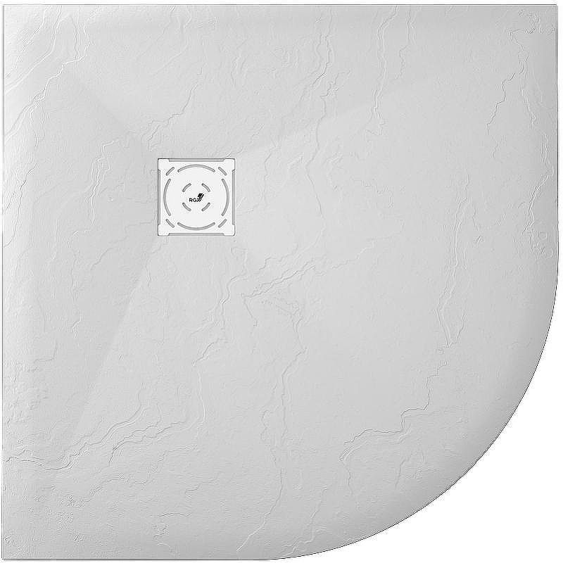 Душевой поддон из искусственного камня RGW Stone Tray STR-099W 90х90 16153099-01 Белый