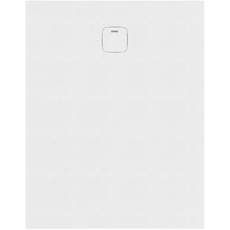 Душевой поддон из искусственного камня Starohome Cosmo 120х90 71195311 цвет Белый матовый