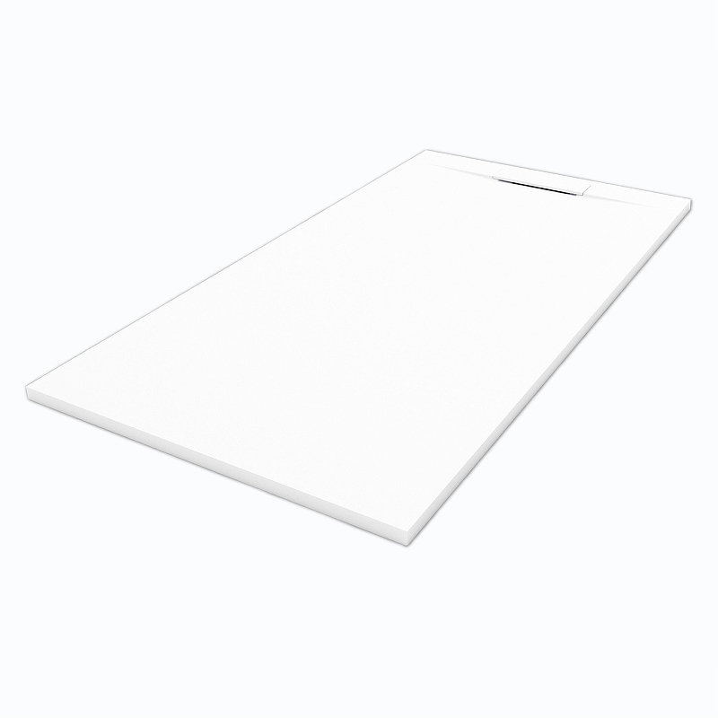 Душевой поддон из искусственного камня Starohome Nordic 100х90 21048471 цвет Белый матовый