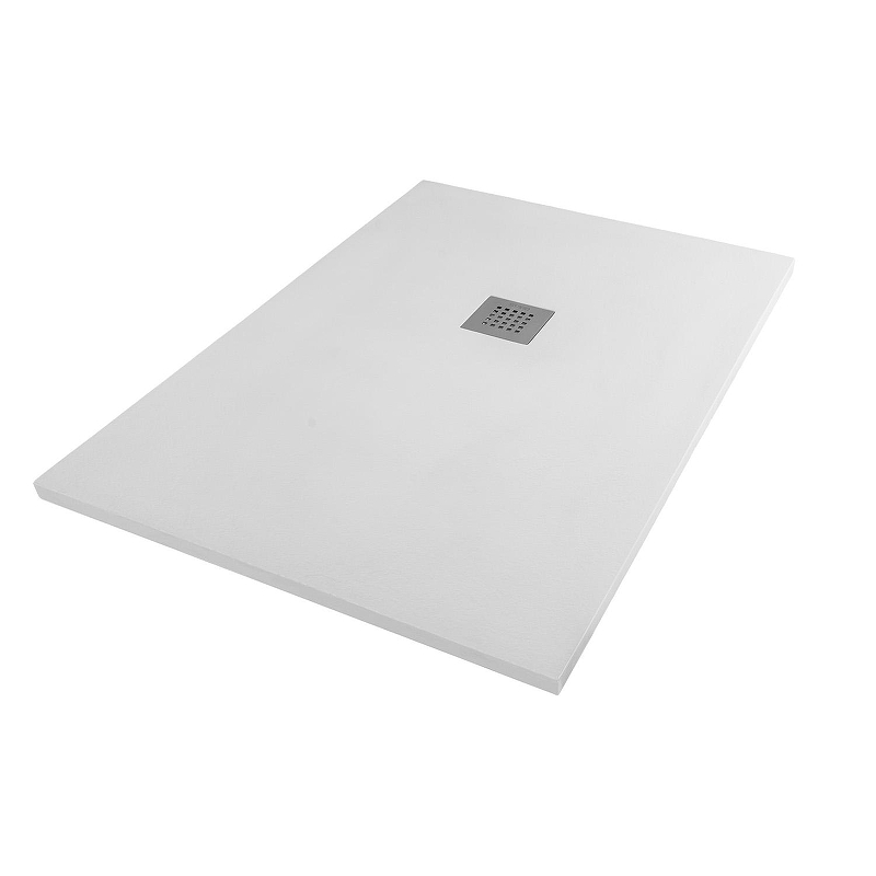 Душевой поддон из искусственного камня Starohome Solid 120х70 1237418 цвет Белый матовый