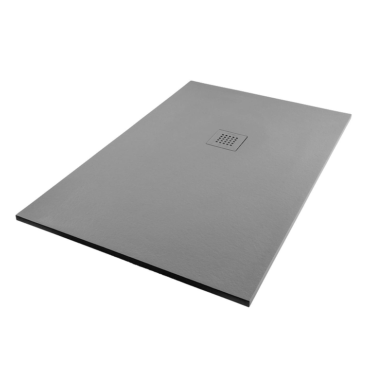 Душевой поддон из искусственного камня Starohome Solid 140х90 1237835 цвет Серый матовый