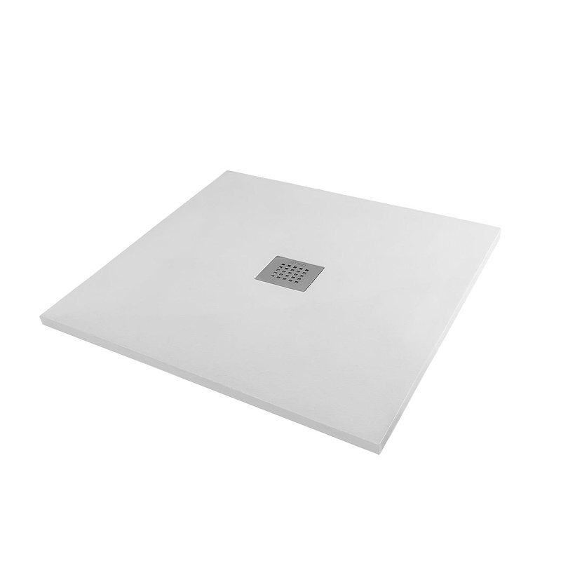 Душевой поддон из искусственного камня Starohome Solid 90х90 1237420 цвет Белый матовый
