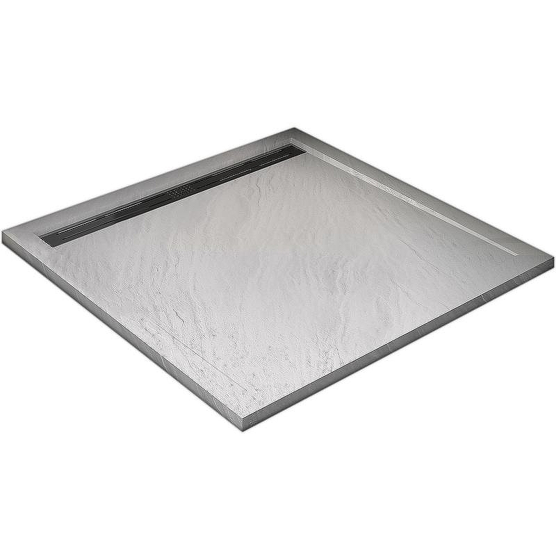 Душевой поддон из искусственного камня WeltWasser WW TRS 100 STONE-WT 100x100 10000004368 Белый