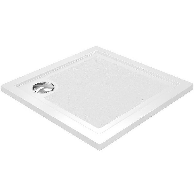 Душевой поддон из стеклопластика WasserKRAFT Salm 90x90 27T03 Белый глянец