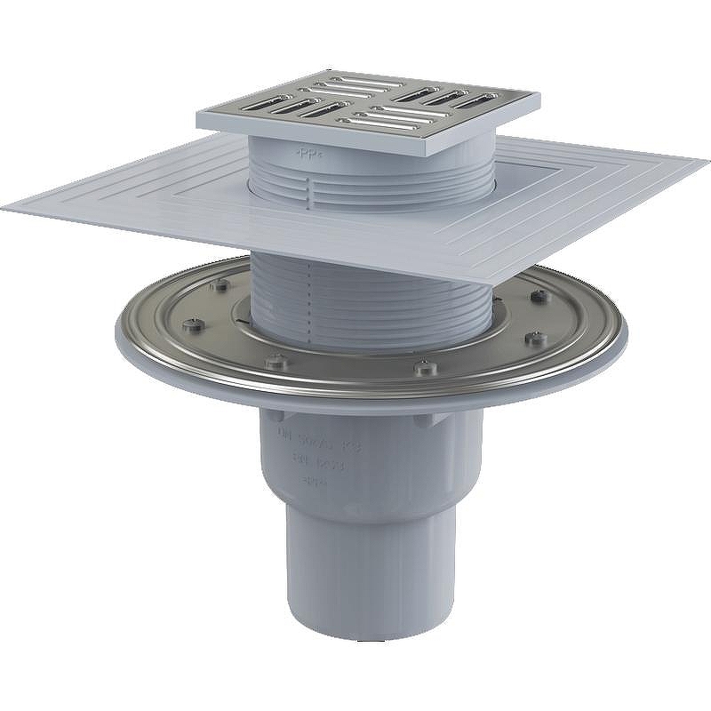 Душевой трап Alcaplast APV2324 с решеткой Хром