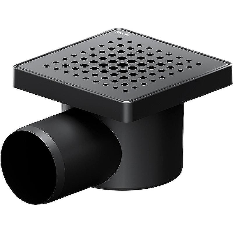 Душевой трап AM.PM PrimeFlow 10 W02BD-P11-010-01BM с Черной матовой решеткой Cut Gradient