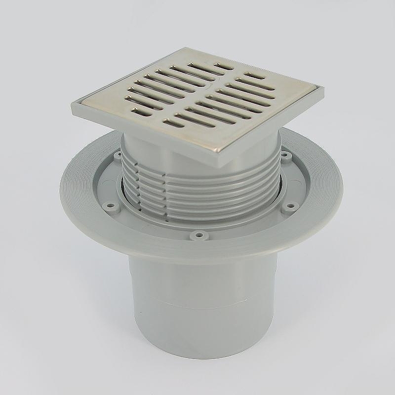 Душевой трап McAlpine MRFG3V-110 с решеткой цвет Хром