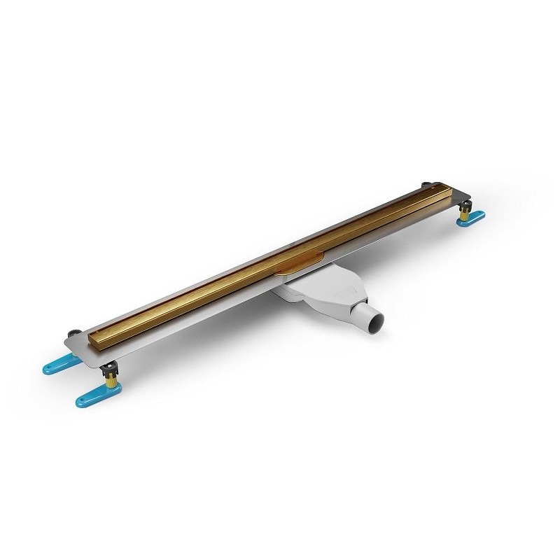 Душевой трап New Trendy VISIO SLIM 70x3 OL-0082 цвет Золото брашированное