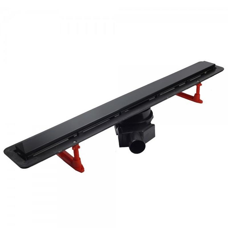 Душевой трап Pestan Confluo Frameless Line 300 Black Glass 13701201 с решеткой