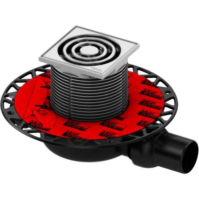 Душевой трап Tece Drainpoint 110 KDP-S110 с решеткой Хром
