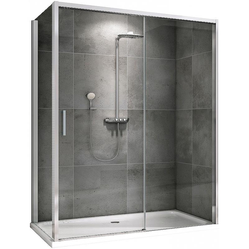 Душевой уголок Abber Komfort 160x90 AG93160-S92 профиль Хром стекло прозрачное