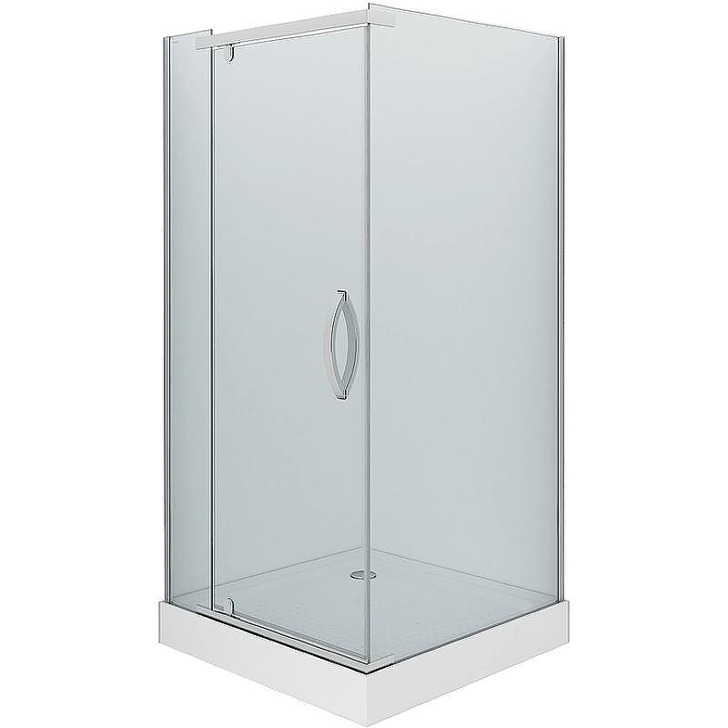 Душевой уголок Alex Baitler 100x100 AB214-100 профиль Хром стекло прозрачное