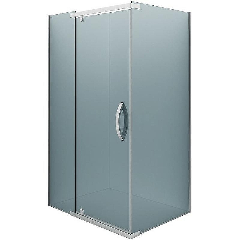 Душевой уголок Alex Baitler 120x90 AB244-120 профиль Хром стекло тонированное