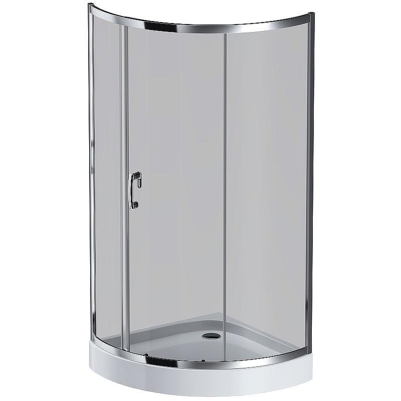 Душевой уголок AM.PM Like 90x90 W83UG-315-090CG профиль Хром глянцевый стекло тонированное