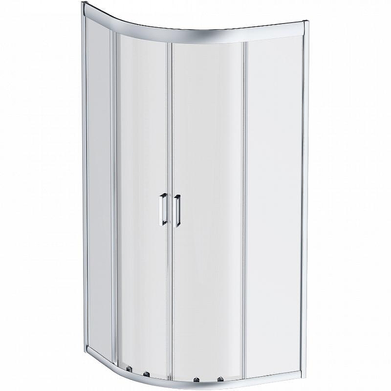 Душевой уголок AM.PM Gem 100х100 W90G-401-100WT профиль Хром матовый стекло прозрачное