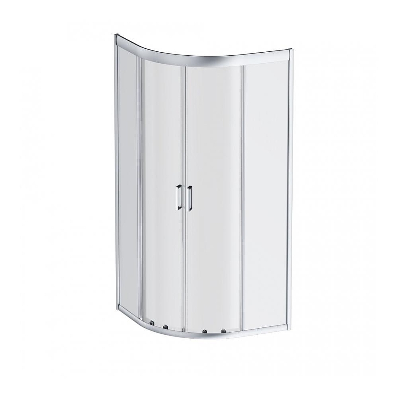 Душевой уголок AM.PM Gem 80х80 W90G-401-080WT профиль Хром матовый стекло прозрачное