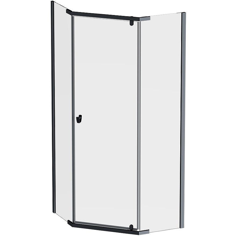 Душевой уголок AM.PM Sunny 90х90 W87G-405-9090-BT профиль Черный матовый стекло прозрачное