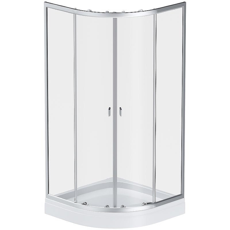Душевой уголок AM.PM X-Joy 80х80 W88E-205-080MT64 профиль Хром матовый стекло прозрачное