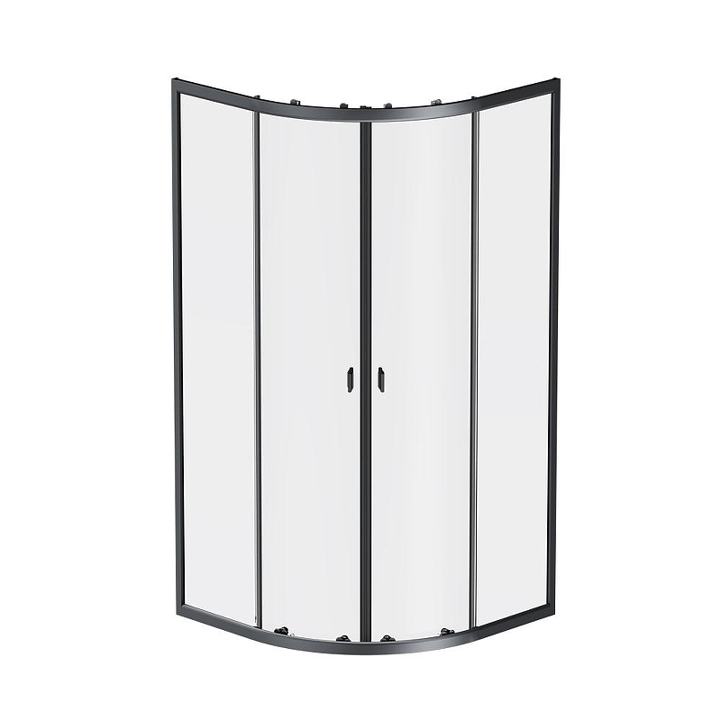 Душевой уголок AM.PM X-Joy 90х90 W88G-205-090BT64 профиль Черный матовый стекло прозрачное
