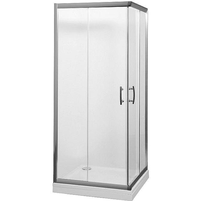 Душевой уголок Aquanet Alfa Cube NAA1142 100x100 185041 профиль Хром стекло прозрачное