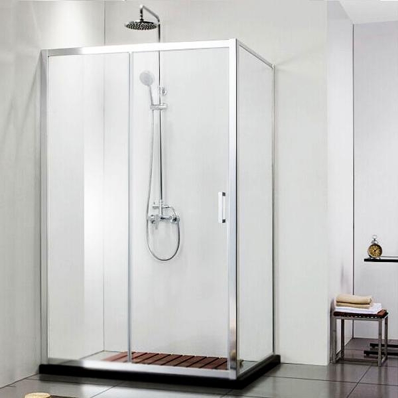 Душевой уголок Aquanet Alfa NAA1131 120x80 168417 профиль Хром, стекло прозрачное