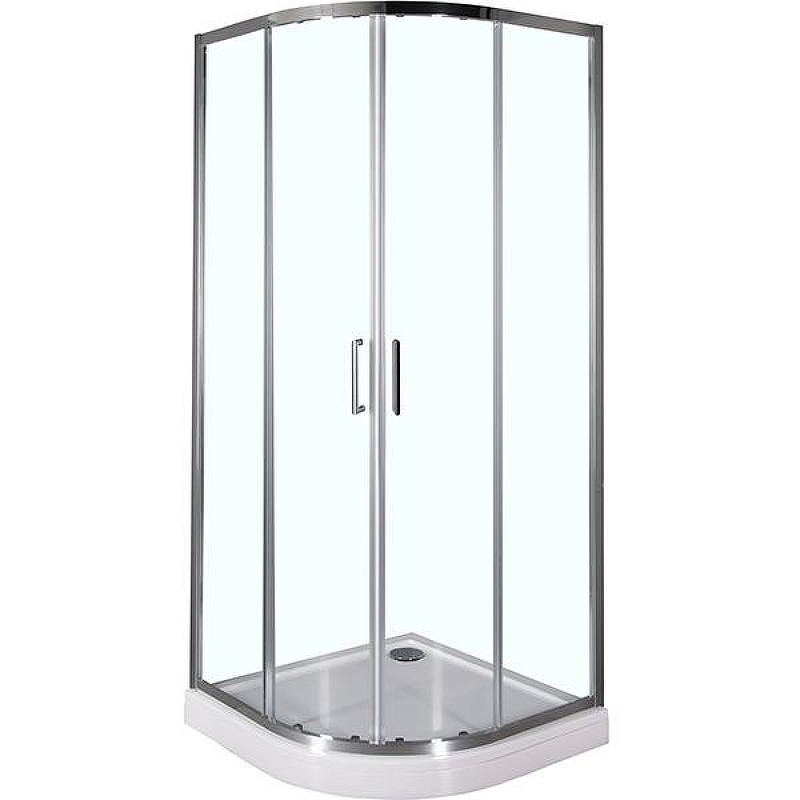 Душевой уголок Aquanet Alfa NAA2142 100x100 185040 профиль Хром стекло прозрачное
