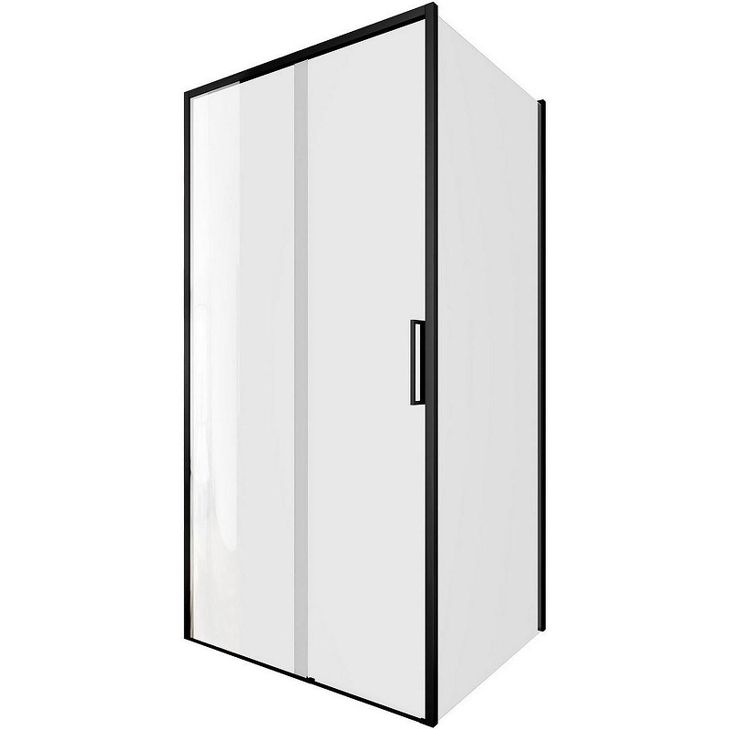 Душевой уголок Aquanet Pleasure Evo AE65-100x90-BT 100x90 324131 профиль Черный стекло прозрачное