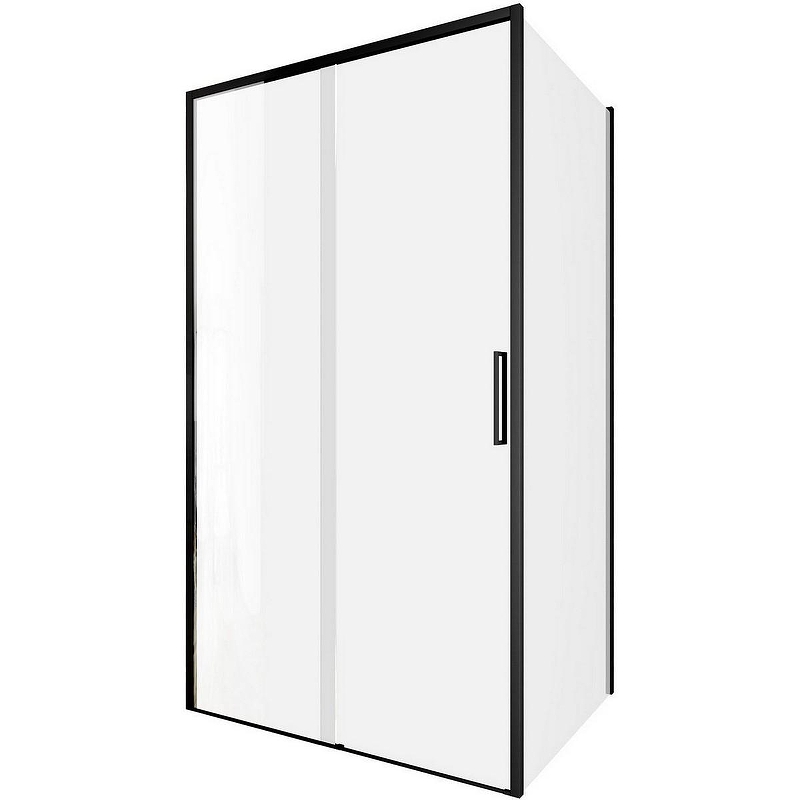 Душевой уголок Aquanet Pleasure Evo AE65-110x90-BT 110x90 324133 профиль Черный стекло прозрачное