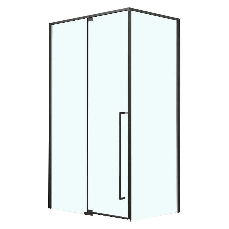 Душевой уголок Azario Male 120x80 AZ-J50-12080-MB-CL профиль Черный матовый стекло прозрачное
