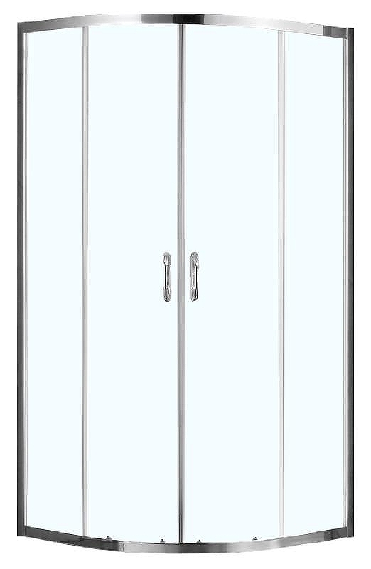 Душевой уголок Azario Milton 100х100 AZ-ND2142 1000 профиль Серебро стекло прозрачное