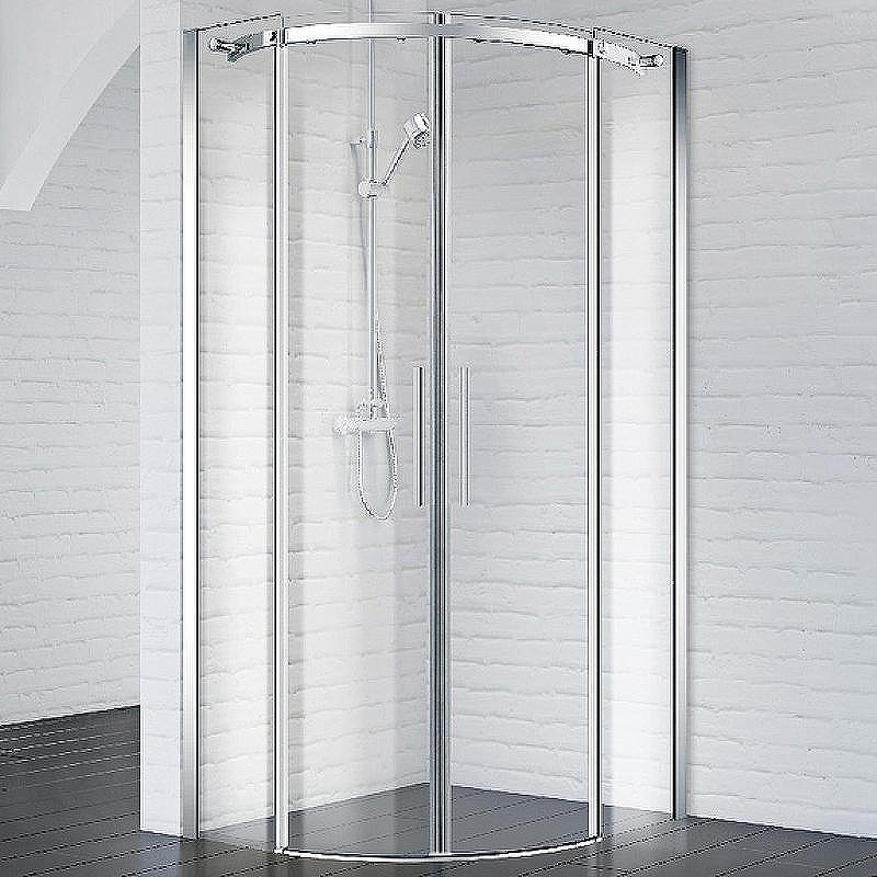 Душевой уголок BelBagno Acqua 90x90 ACQUA-R-2-90-C-Cr профиль Хром стекло прозрачное