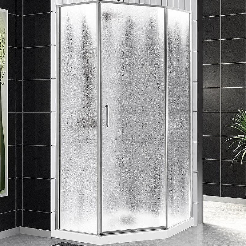 Душевой уголок BelBagno Uno 90х90 UNO-195-P-1-90-CH-CR профиль Хром стекло шиншилла