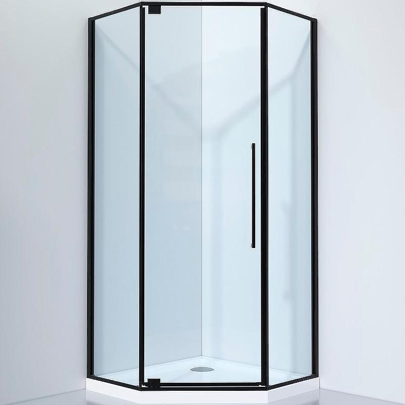 Душевой уголок Black&White Stellar Wind S815 BC 90x90 815900 профиль Черный матовый стекло прозрачное