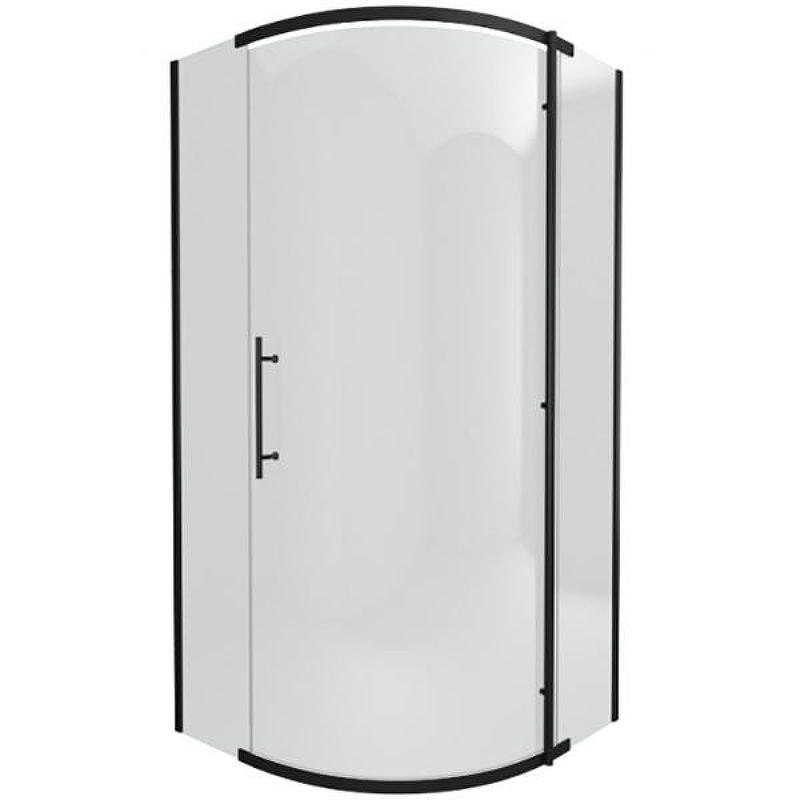 Душевой уголок Bravat Black Line 90x90 BS090.1110A профиль Черный стекло прозрачное