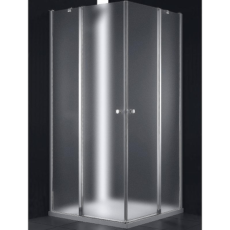 Душевой уголок Cezares Elena 120x100 L ELENA-W-AH-2-120/100-P-Cr-L профиль Хром стекло рифленое