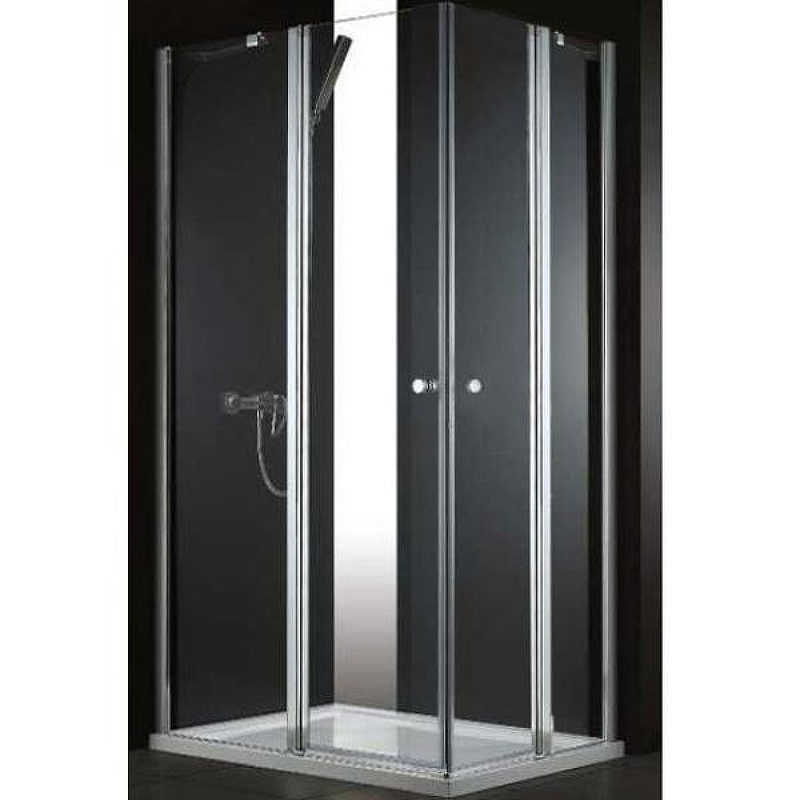 Душевой уголок Cezares ELENA-W-AH-2-120/90-C-Cr профиль Хром стекло прозрачное