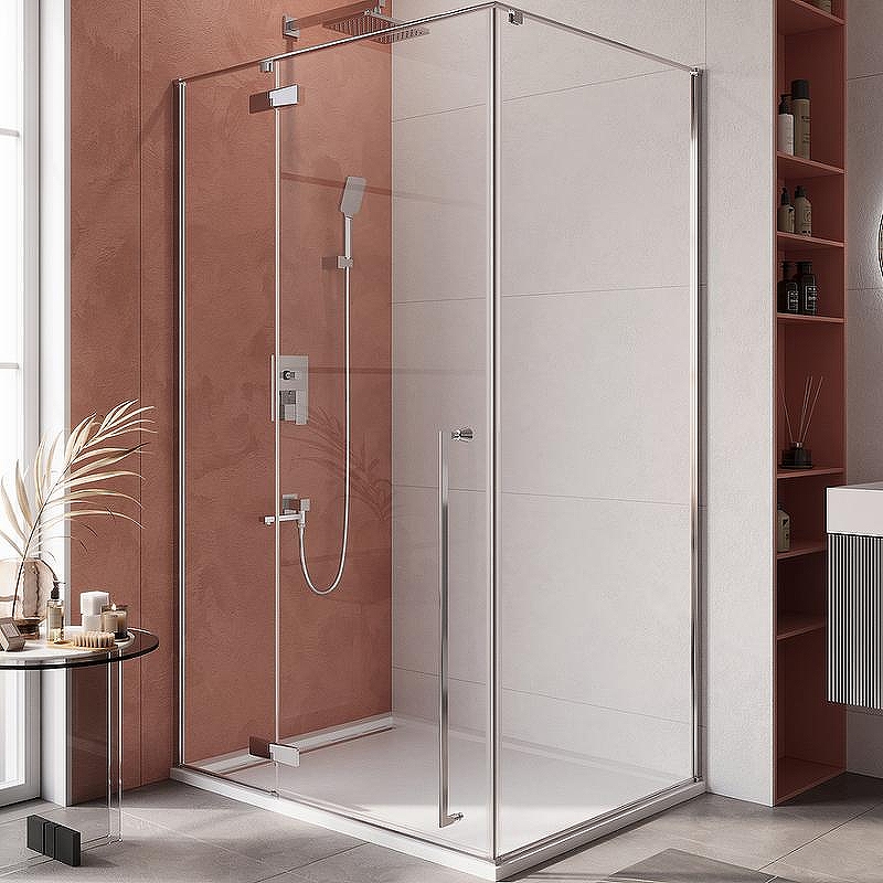 Душевой уголок Cezares Liner 120x90 L LINER-AH-1-120/90-C-Cr-L профиль Хром стекло прозрачное