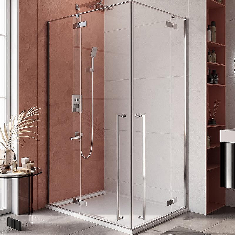 Душевой уголок Cezares Liner 120x90 L LINER-AH-2-120/90-C-Cr-L профиль Хром стекло прозрачное