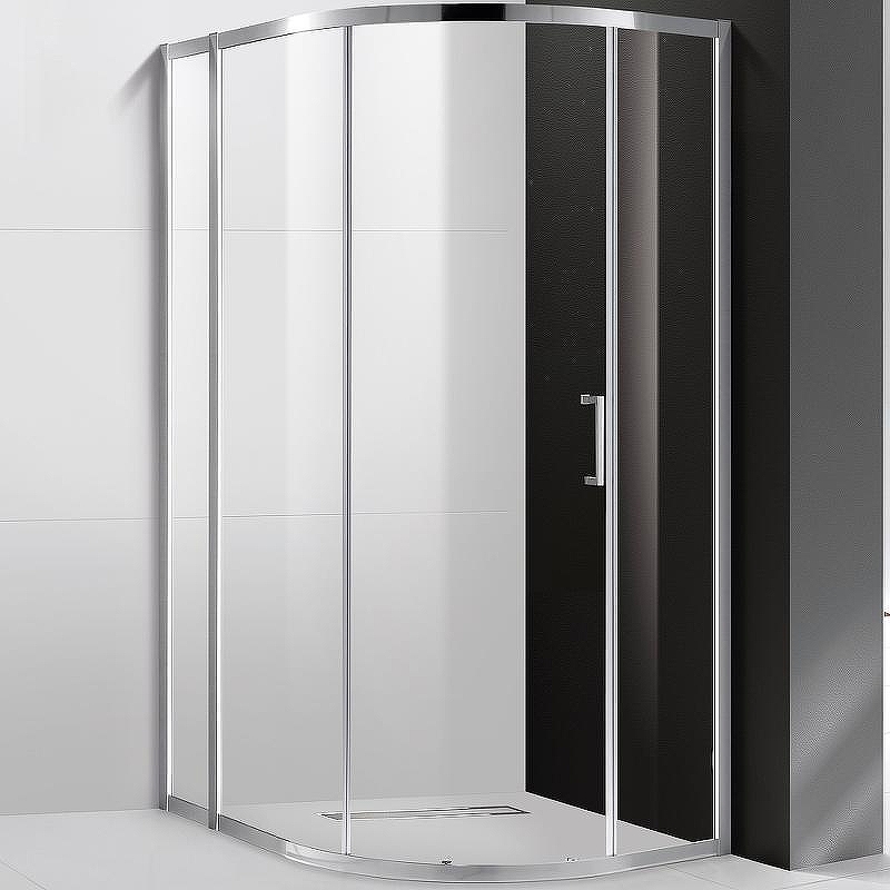 Душевой уголок Cezares Molveno 120x100 MOLVENO-RH-1-120/100-C-Cr-IV профиль Хром стекло прозрачное