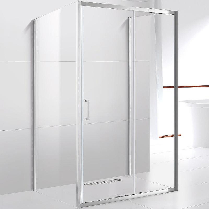 Душевой уголок Cezares Molveno 150x90 MOLVENO-AH-12-150/90-C-Cr-IV профиль Хром стекло прозрачное