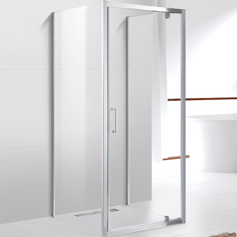 Душевой уголок Cezares Molveno 90x80 MOLVENO-BA2-90/80-C-Cr-IV профиль Хром стекло прозрачное