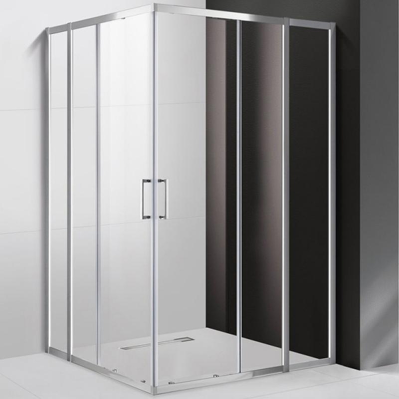 Душевой уголок Cezares Molveno AH-22 120х110 MOLVENO-AH-22-120/110-C-Cr-IV профиль Хром стекло прозрачное