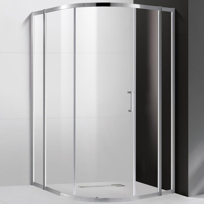 Душевой уголок Cezares Molveno R-11 110х110 MOLVENO-R-11-90+20-C-Cr-IV профиль Хром стекло прозрачное