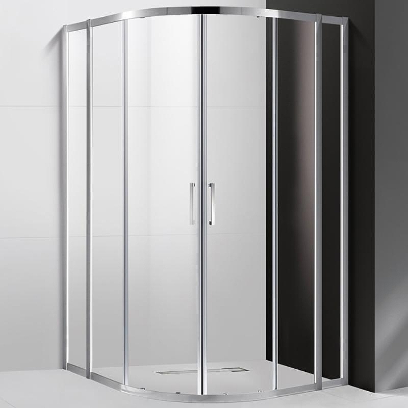 Душевой уголок Cezares Molveno R-22 110х110 MOLVENO-R-22-90+20-C-Cr-IV профиль Хром стекло прозрачное