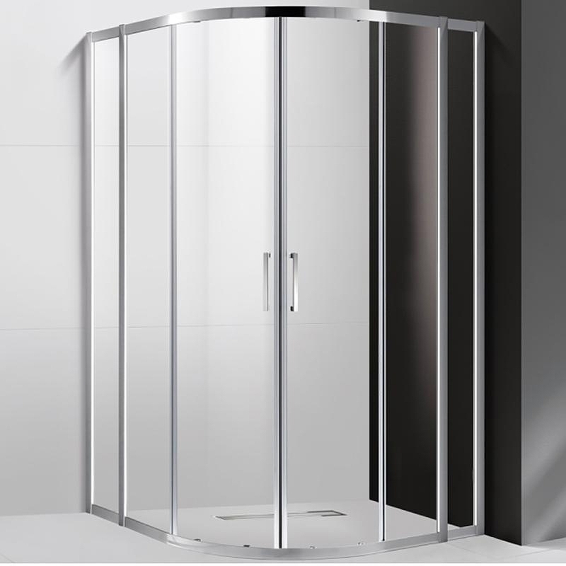 Душевой уголок Cezares Molveno R-22 120х120 MOLVENO-R-22-100+20-C-Cr-IV профиль Хром стекло прозрачное