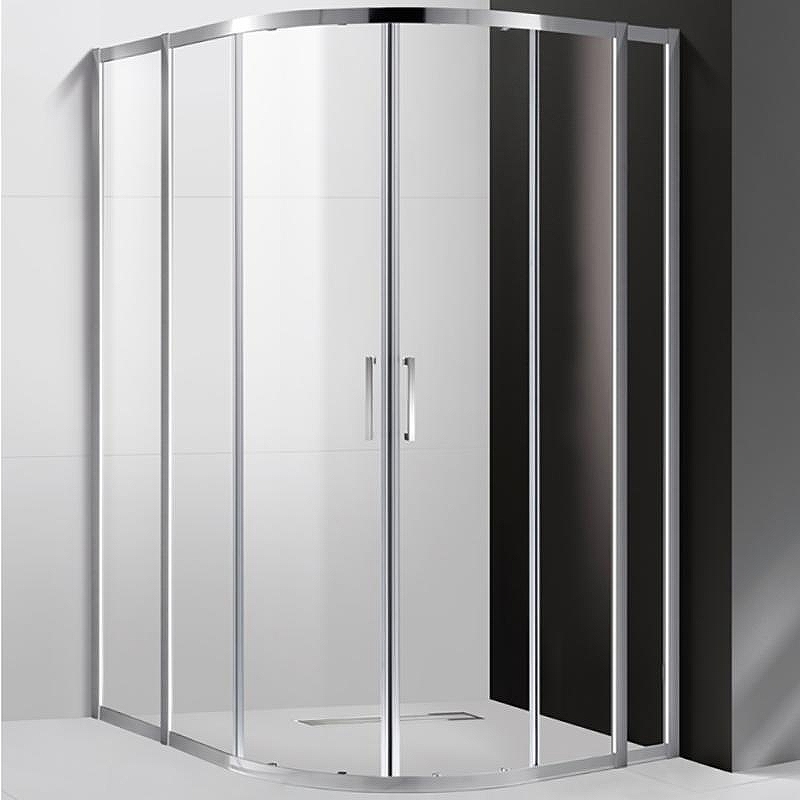 Душевой уголок Cezares Molveno RH-22 110х100 MOLVENO-RH-22-110/100-C-Cr-IV профиль Хром стекло прозрачное